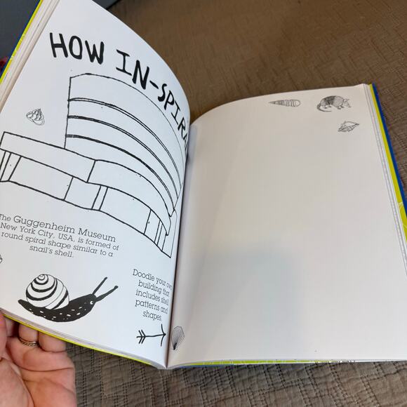 Make Buildings Kids Doodle Design Activity Book Draw & Color Kane Miller - Picture 12 of 16